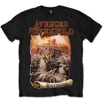 T-shirt Rock Off AVENGED SEVENFOLD | Germany | Preto | XXL - 1