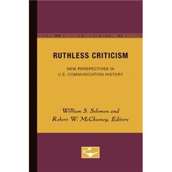 Ruthless Criticism By University Of Minnesota Press - 1