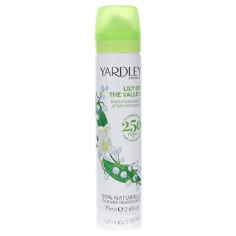 Spray Corporal Feminino Lily of The Valley Yardley London 2.6 oz | 77 ml - 1
