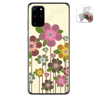 Capa Tumundosmartphone de Gel TPU para Samsung Galaxy S20+ Plus design Spring in Bloom Desenhos - 1