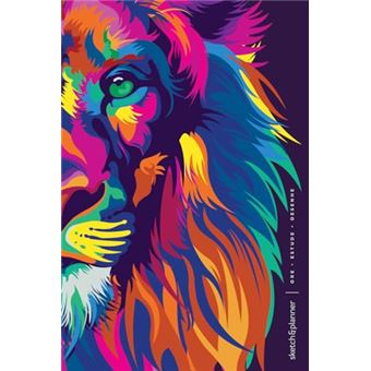 Caderno Agenda - Lion Colors Ore, Estude, Desenhe - 1