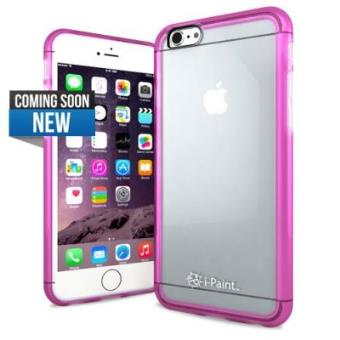 Capa i-Paint Frame Case para iPhone 6/6s Rosa - 1