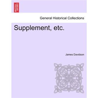 Supplement, Etc. - Paperback / softback - 2011 - 1