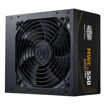 Fonte de Alimentação Cooler Master MWE Bronze 550 V3 230V | Preto - 1