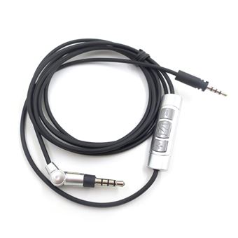 Cabo com Comando Remoto e Microfone Orysin para Sennheiser Momentum 1.0/2.0 - 1
