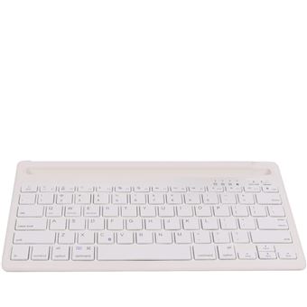 Teclado Sem Fios Multidispositivo Klack | Recarregável | Bluetooth de 2 Canais em Espanhol | Inclui Ñ | Branco - 1
