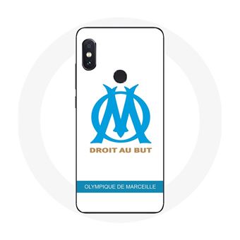 Capa Maniacase para Xiaomiredmi Note 5 Pro Marselha Olímpica Logotipo Fundo Branco - 1
