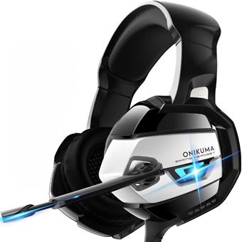 Auscultadores com fios ONIKUMA K5 - Preto - 1