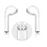 Auriculares Bluetooth Klack I7 + Oferta Auriculares com Cabo jack 3.5 Dourados de Alta Qualidade_1