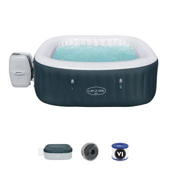 Spa Insuflável Bestway Lay-Z-Spa Ibiza | 4-6 Pessoas | Quadrado | 180x180x66 cm - Azul - 1