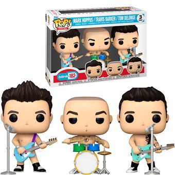 Funko POP! Rocks Blink182 - Mark Hoppus/Travis Barker/Tom Delone 182 - 1