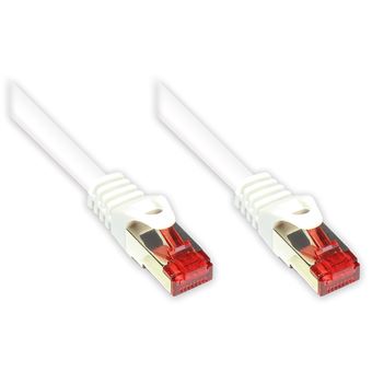 Cabo de Rede Alcasa 10m Cat6 S/FTP | Branco - 1