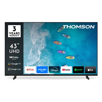 Smart TV Thomson 43UG4S15 | LED | 4K UHD | 43'' | 109,2 cm | F - 1