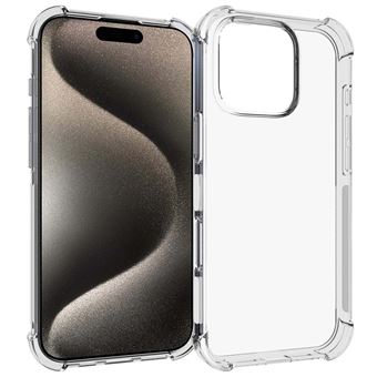 Capa de silicone TUMUNDOSMARTPHONE anti-choque transparente para iPhone 16 Pro Max (6.9) - 1