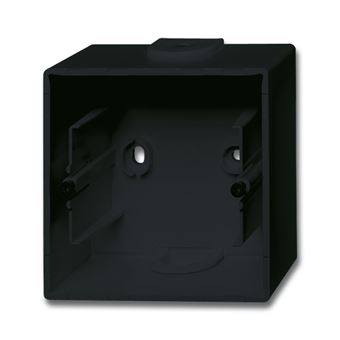 Placa de parede e cobertura de interruptor Busch-Jaeger 1701-81 | Preto - 1
