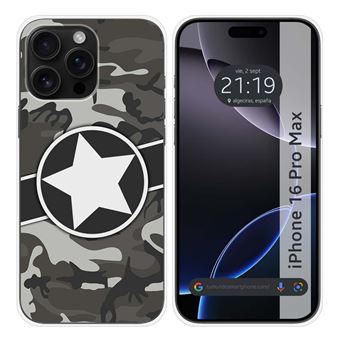 Capa de silicone TUMUNDOSMARTPHONE para Iphone 16 Pro Max (6.9) | Design Camuflagem 02 - 1