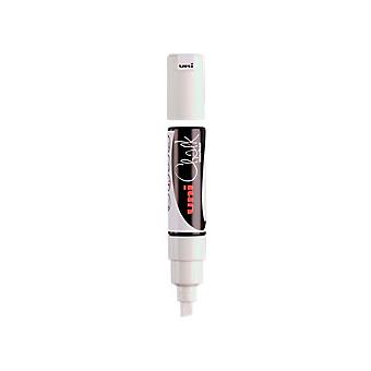 Marcador De Tiza Líquida Uni-Ball Chalk Ponta Biselada Branco - 1
