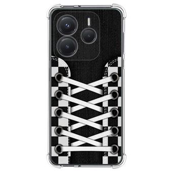 Capa TUMUNDOSMARTPHONE de silicone à prova de choque para Xiaomi Redmi Note 14 5G Sneakers Design 03 Desenhos - 1