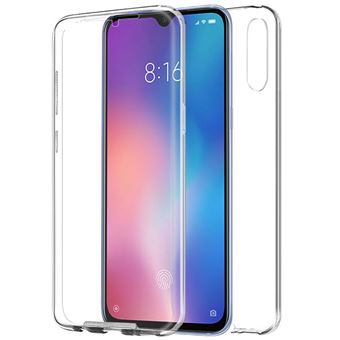 Capa Livro COOL em Silicone para 3D Xiaomi Mi 9 SE Transparente Frontal + Traseira - 1
