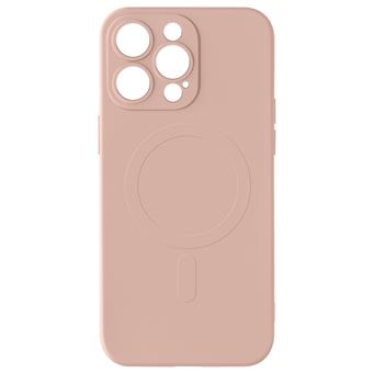 Capa Avizar para iPhone 15 Pro Max Compatível Magsafe Semi Rígida Soft-Touch Luz Rosa - 1
