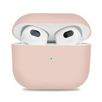 Capa Silicone Rosa Claro Separável para AirPods 3 - 1