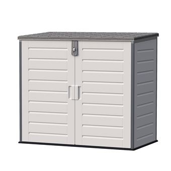 Caixa de Armazenamento Gardiun Soften II para Exterior com Amortecedores | Resina | 1.170 L | 140x82x123 cm - Cinza - 1