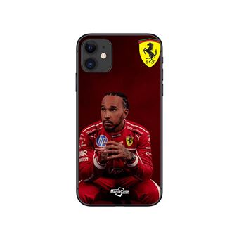 Capa Maniacase para Iphone 12 Pro | Hamilton Scuderia Ferrari papel de parede oficial - 1