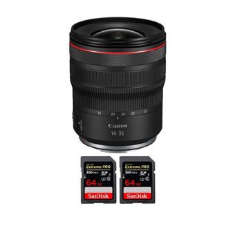 Objetiva Canon RF 14-35mm f/4L IS USM + 2 SanDisk 64GB Extreme PRO UHS-II SDXC 300 MB/s + PDF MCZ DIRECT 15 Técnicas para Melhorar as suas Fotografias - 1