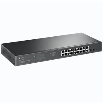 Switch Gigabit TP-LINK TL-SG1218MP 18 portas com 16 PoE + 2 portas SFP - 1