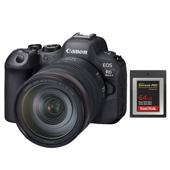 Canon EOS R6 II Kit RF 24-105mm IS USM+SanDisk 64GB Extreme Pro CF CFexpress Card Type B (SDCFE-064G) - 1