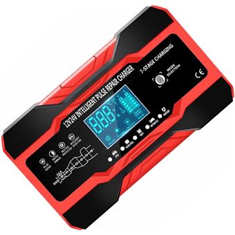 Carregador de Bateria Orysin para Carro e Moto com Ecrã Digital | Reparador Inteligente - 1