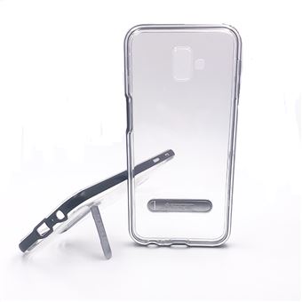 Capa Spigen Crystal Hybrid para Samsung J6 Plus / J6 Prime Preto - 1