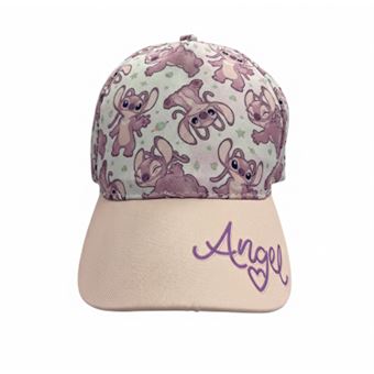 Boné Intantil "Angel" Stitch - 218488 Rosa Claro + Branco | Tamanho 52 - 1