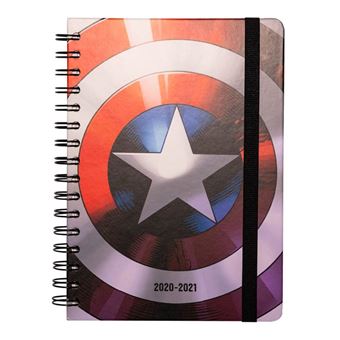 Agenda Escolar 2020/2021 A5 Semanal Marvel Escudo