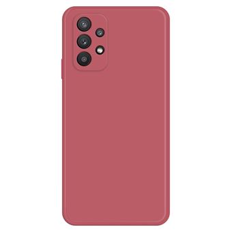 Capa e TPU borda reta, emborrachado, flexível, anti-riscos Magunivers para Samsung Galaxy A32 5G/M32 5G - vermelho - 1