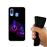 Capa Hapdey para Samsung Galaxy A40 2019 Design Caveira Neon com Headphones em Silicone Flexível e TPU Preto_3