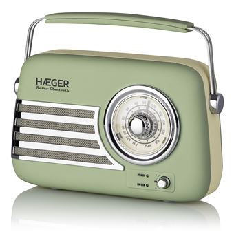 Rádio Haeger RB-GRE.001A | Verde - 1