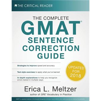 the Complete Gmat Sentence Correction Guide Paperback - - 1