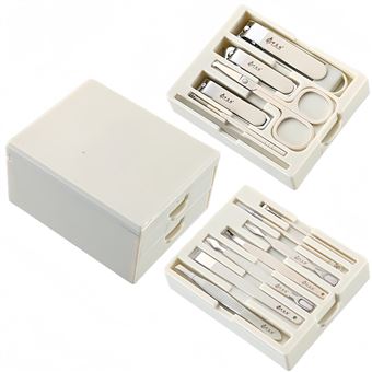 Kit de Manicure Profissional BAYKAR | 13 Peças | QT11 - Branco - 1