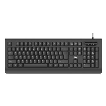 Teclado com Fios Ewent EW3286 | Idioma: Espanhol | Preto - 1