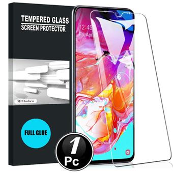 Película Ecrã de Vidro Temperado Advansia para Samsung Galaxy A70 Lote de [X1] [Full Glue] - 1