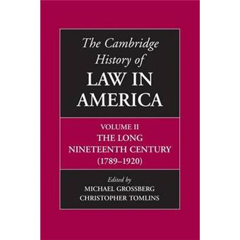 The Cambridge History of Law in America - 1