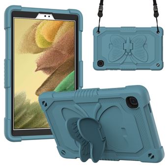 Capa e TPU com Suporte em forma de borboleta e Alça de ombro Verde-Escuro Magunivers para Samsung Galaxy Tab A7 Lite 8.7 inch - 1