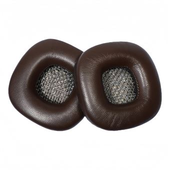 Almofadas para Auscultadores V-REEL para Marshall Major 1 2 | Marrom | Couro de Ovelha - 1