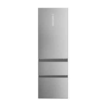 Frigorífico Combinado Haier HTW5618ENMG | 185x59,5x66,7 cm | 360 L | E | Prateado - 1