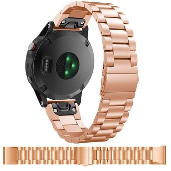 Bracelete em Aço Inoxidável Antiimpacto para Garmin D2 Delta S | Rose Gold - 1