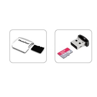 Photofast 71934 leitor de cartões Alumínio, Preto, Branco - 1