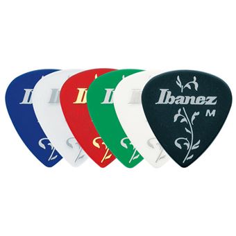 Ibanez BCI16M palheta Celuloide Preto, Azul, Verde, Cinzento, Vermelho, Branco 6 peça(s)