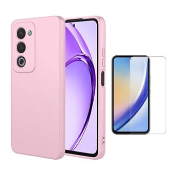 Kit Vidro Temperado Cleargorilasglass + Capa Proteção Silicone GIFT4ME para Oppo A5 4G | Rosa - 1