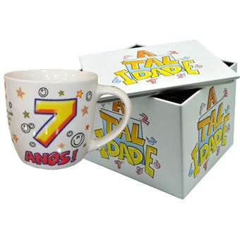 Caneca Mecanodex com Caixa em Metal | Idade Ati.07 - Branco - 1